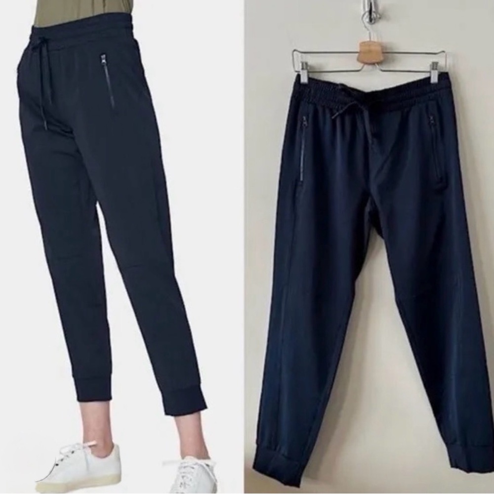 [XL] Tilley - Navy Drawstring Zip Pocket Joggers